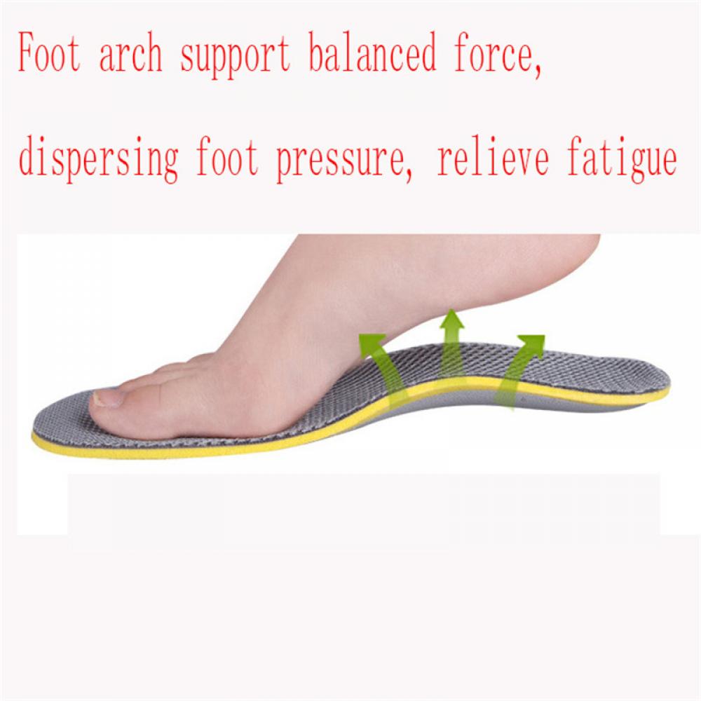 1 Paar 3D Premium Comfortabele Orthopedische Schoenen Inlegzolen Inserts Hoge Steunzool Pad Voor Vrouwen Mannen