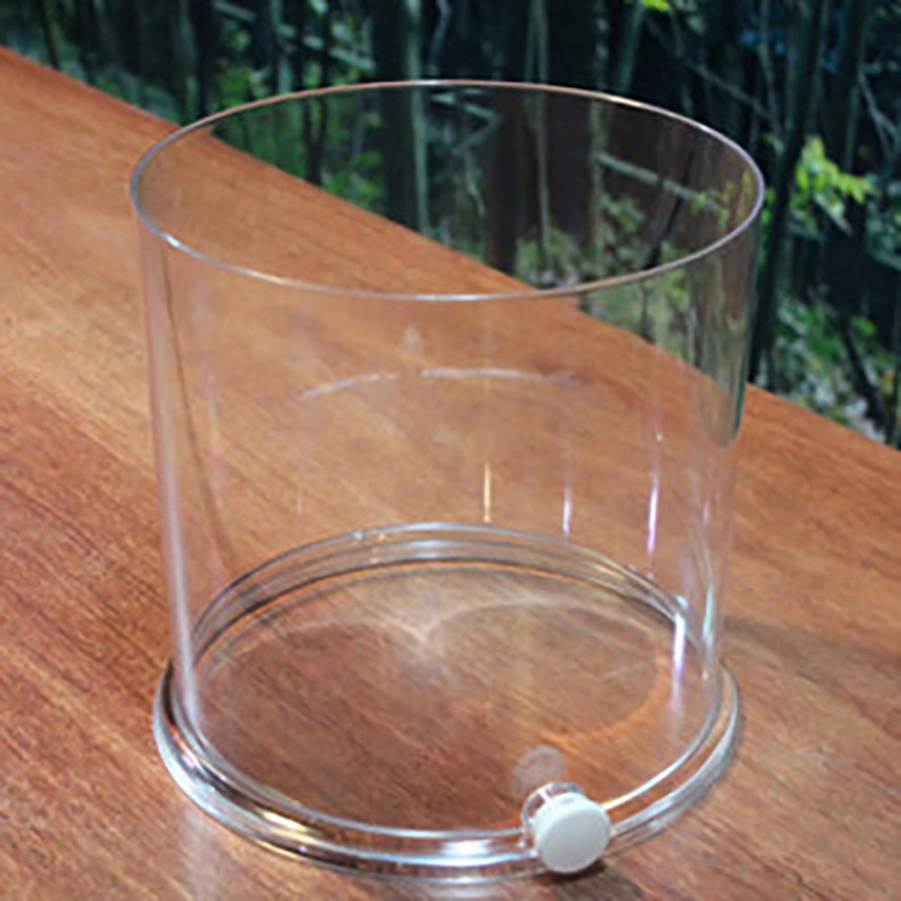 Desktop Small Fish Tank Goldfish Tank Turtle Tank Reptile Breeding Box Plastic Cylinder Ecological Landscaping Cylinder: High