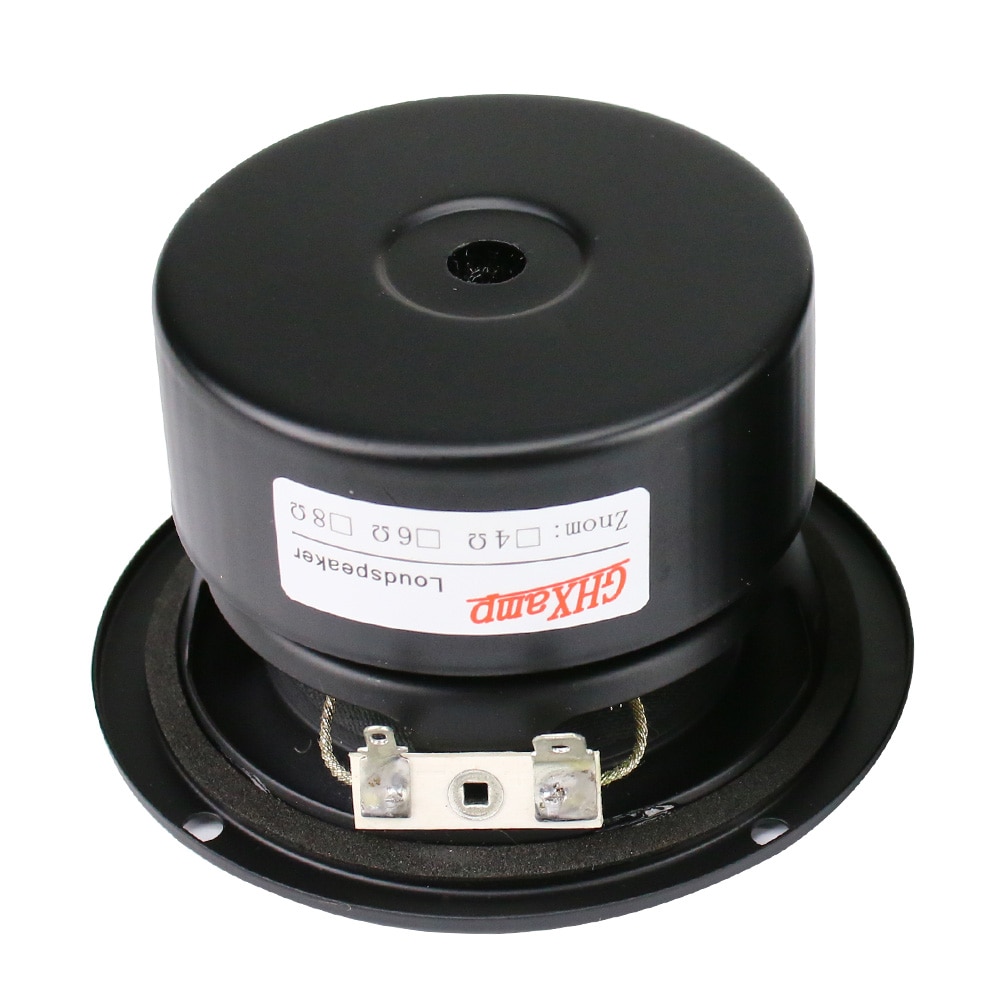 GHXAMP 2pcs 3 inch Woofer Speaker 8 ohm 25W Hifi Subwoofer Loudspeaekr Home Theatre Alumina Ceramic Rubber Edge