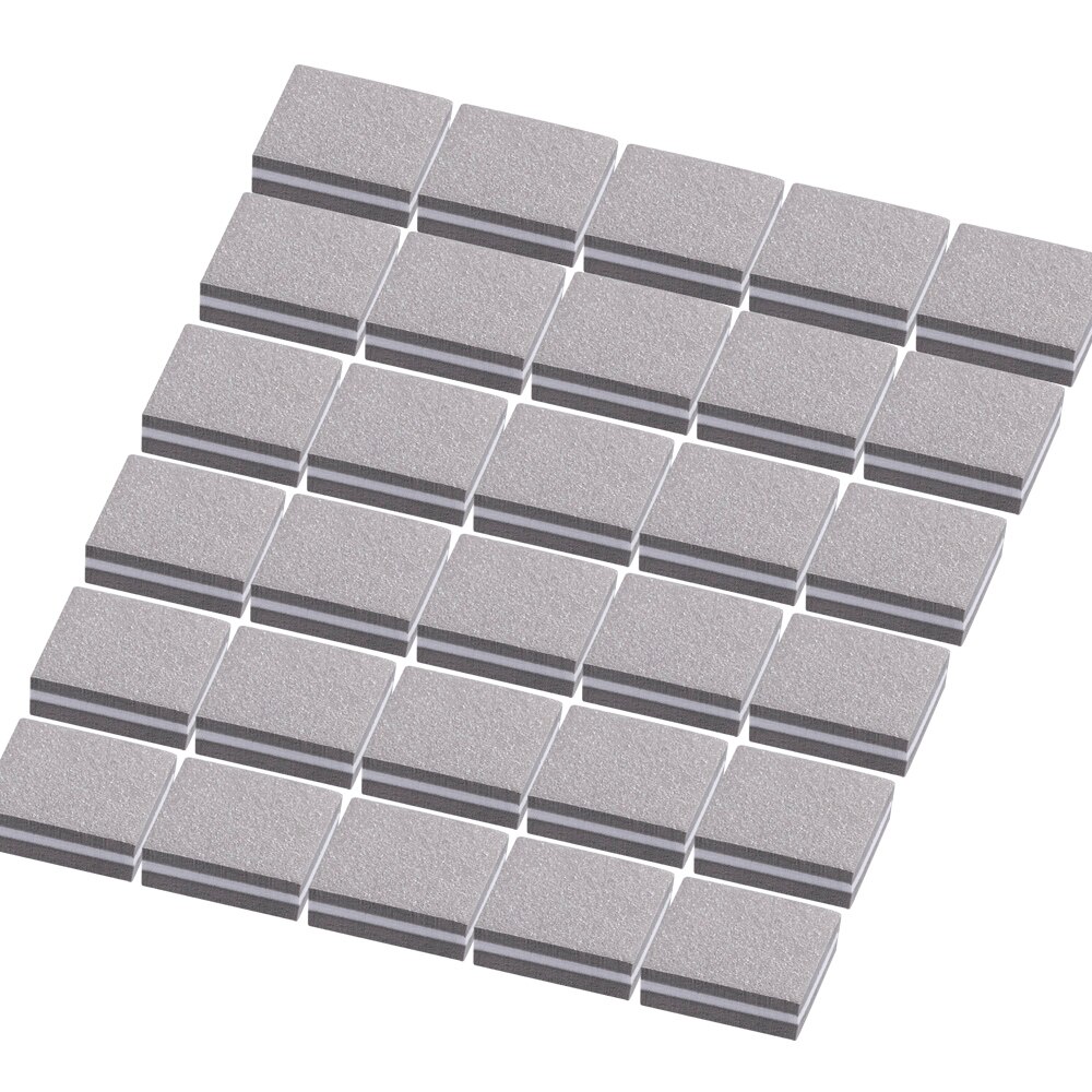 Mini limas para uñas, 30 Uds., bloques de pulido, doble cara, tope de lijado de uñas, esponja UV, herramientas de manicura pedicura: NF3007 Gray 30pcs