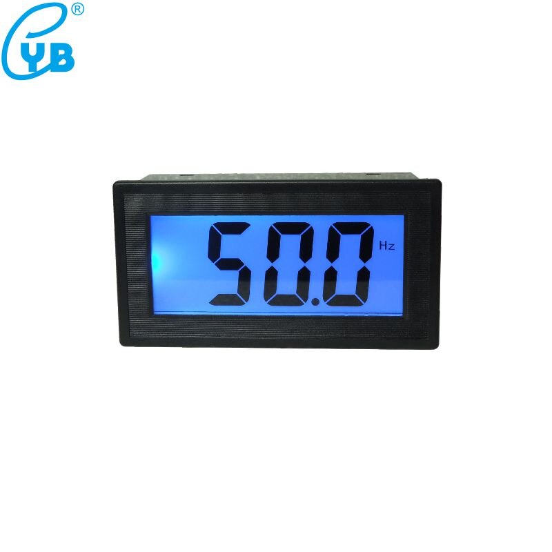 Lcd Digitale Frequentie Counter Meter Herz Tester Cymometer 45.0Hz-65.0Hz Blue Backlit Hz Meter Panel Meter Herz indicator Guage