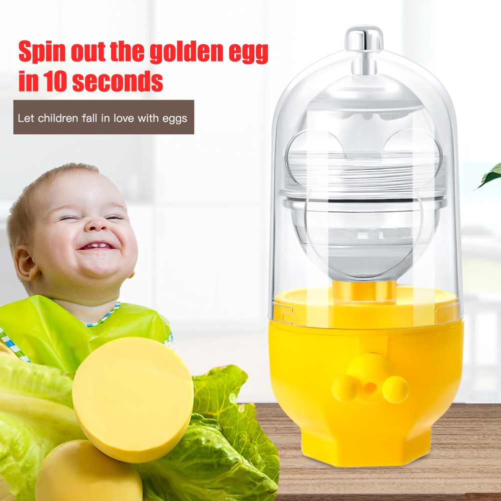 Throw Egg Scrambler Golden Egg Shaker Mixer Scramble Eggs Whisk Inside The Shell Manual Kitchen Cooking Tool