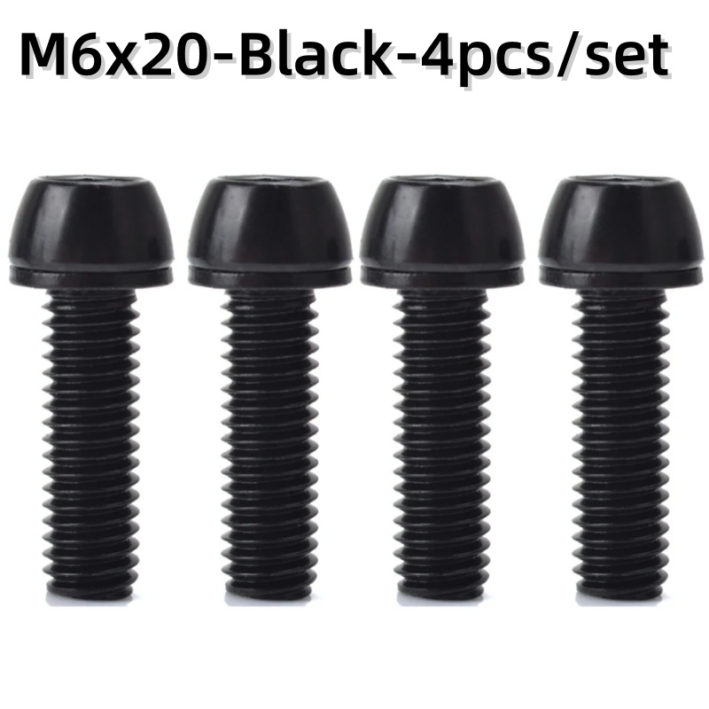 Fahrrad Lenkung Lenker Vorbau Schrauben Bolzen Bunte Edelstahl M5 * 20mm M6 * 20mm fahrrad Vorbau Schrauben/Abstandshalter Teile: Himmel Blau