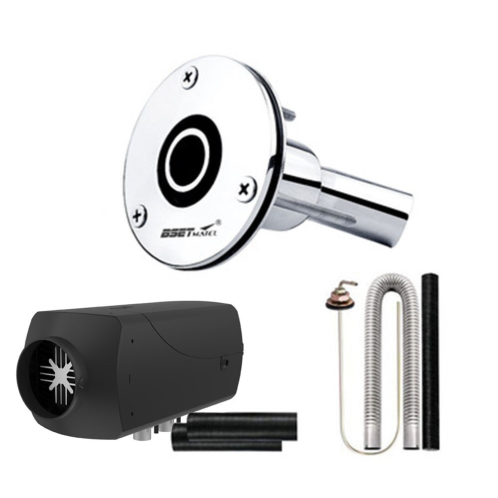 FDIK 24mm Exhaust Fitting Tube Pipe Diesel Heater Socket Kit Thru Hull Boat Car Truck Ventilation Adapter Stainless Steel 316