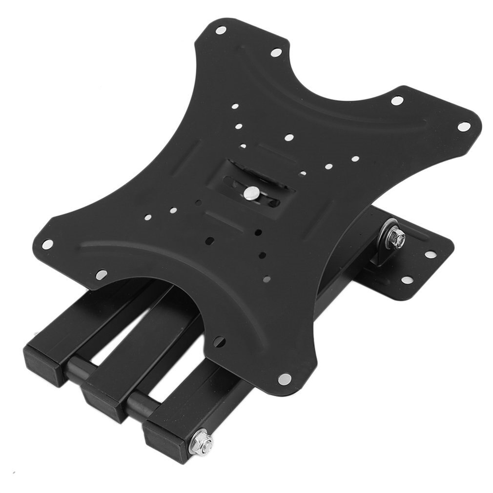Universal Home Televison TV Wall Mount Metal Bracket Durable Rotate Telescopic TV Wall Mount For 14-42 Inch TV Set Black
