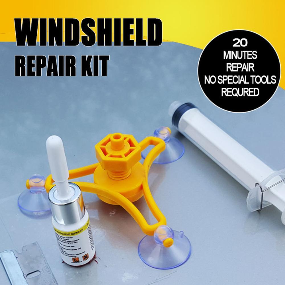 Professionelle Universele Fahrzeug Windschutz Wiprofndschutz Reparatur Werkzeug Glas Riss Reparatur Kit Schnell Fix Auto Glas Kit