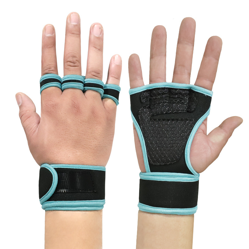 Gants de Sport d'entraînement pour hommes et femmes, gants d'entraînement, Fitness, musculation, haltérophilie, gymnastique, main, poignet, protection du paume: Orange / L