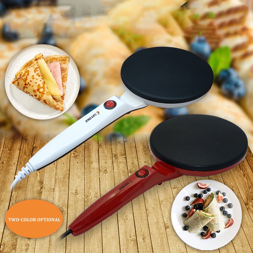 Pizzamaskin vårkaksmaskin hushålls elektrisk kakpanna vårrulle hud pannkakapott mini kakmaskin