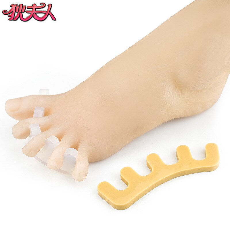 Silica Gel Manicure Toe Separator Big Toe Valgus Brace Toe Separator Blackmailed Brace
