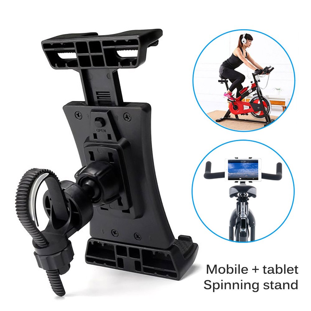 Spinning Fiets Pc Beugel Verstelbare Zwarte Houder Voor Mobiele Telefoon Tablet Mount Bike Beugel Tablet Holde Verstelbare Beugel