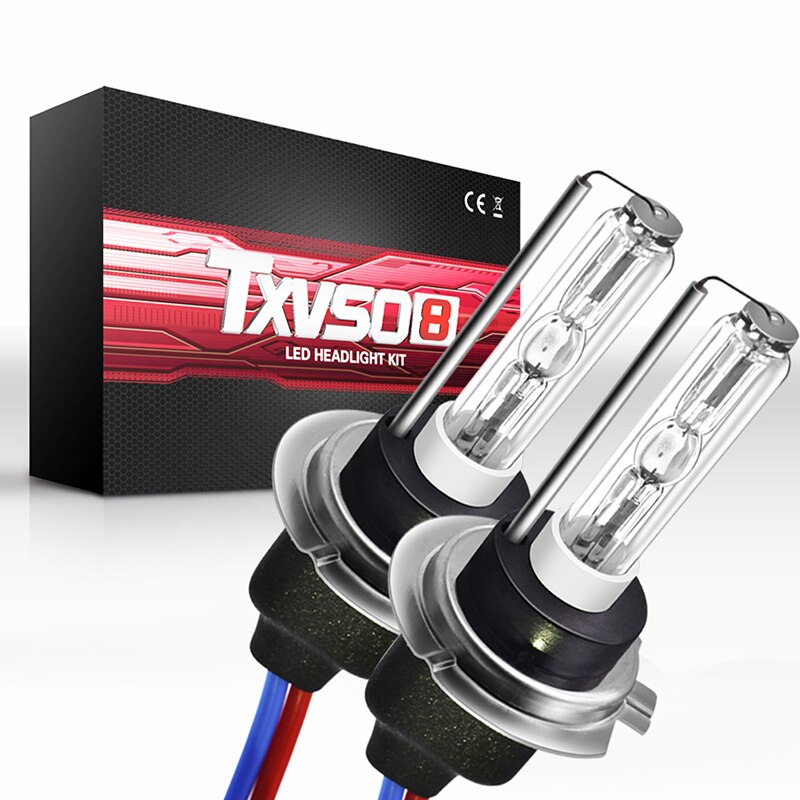 Bombillas de faro delantero de coche, Kit de Xenón HID H7, 55W, 12V, 5000K, 6000K, 8000K, 10000K, 12000K, ampolla de faros automáticos, 2 uds.