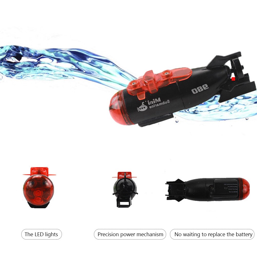 RC Mini Submarine Toy Electronic Waterproof Remote Control Submarine Toys