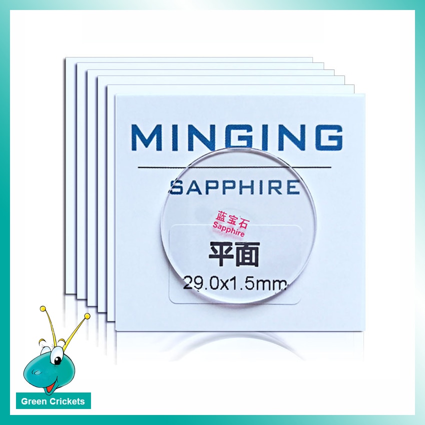 2pcs/lot Sapphire Watch Glass 33mm 33.5mm 34mm 34.5mm 1.5mm thick Watch Sapphire Crystal Glass