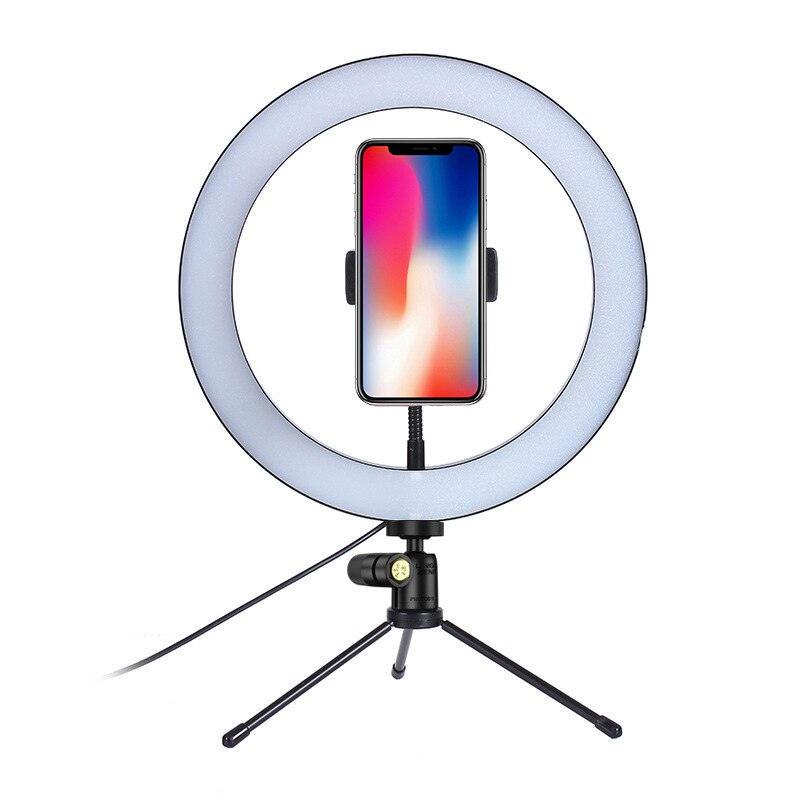 16/26/36cm led ring lys makeup mobiltelefon mini kamera video fotografisk belysning selfie lys studio lys cirkel lampe