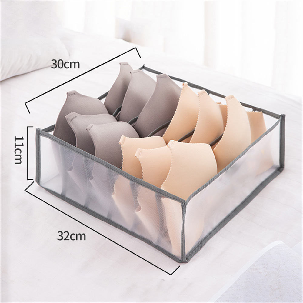 Kleidung Organizer Jeans Hosen Aufbewahrungsbox Kleiderschrank Schublade Organizer für Unterwäsche BH Krawatten T-Shirt Socken Organisationssystem: dunkel khaki