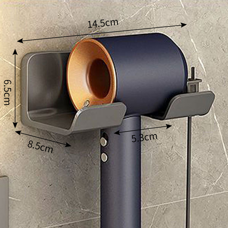 Badkamer Plank Droger Wieg Wandplanken Föhn Houder Douche Haardroger Organizer Box Wc Blower Houder Plank Badkamer: Marineblauw