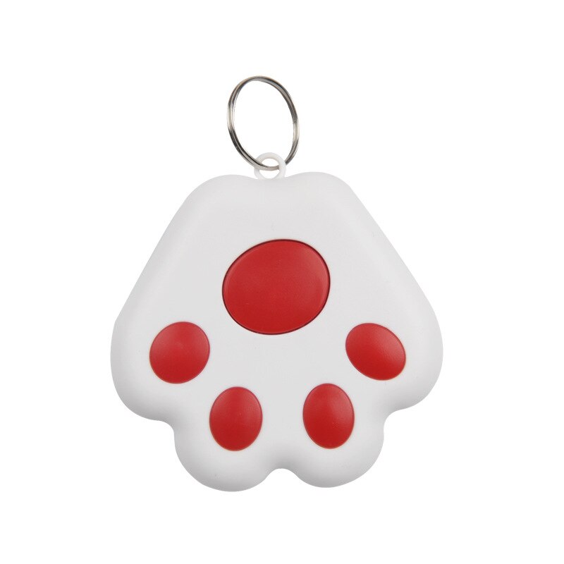 OQW Mobile Phone Bluetooth Anti-lost Device Alarm Positioning Selfie Object Finder Children Bluetooth Tracker Pet Positioning: Red