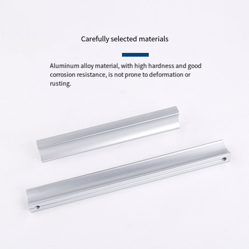 Drawer Pulls Cupboard Cabinets Knobs Door Modern Wardrobe Handle for Furniture Door Hardware Aluminum Alloy Kitchen Handles