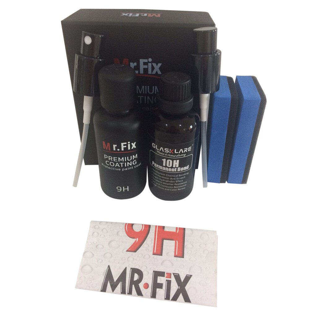 ceramic coating Mr fix 9H Car Oxidation Liquid Ceramic Coat Hydrophobic Glass Coating Spray Set glass coating жидкое стекло