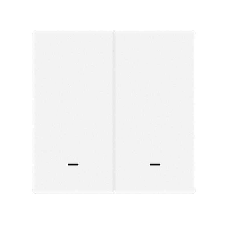 Tuya zigbee smart-schalter, 1-3 -fach, drahtlos, szenen-drucktaster, hochsensibel, haushaltsgeräte-schalter für smart-home-systeme: 2- fach