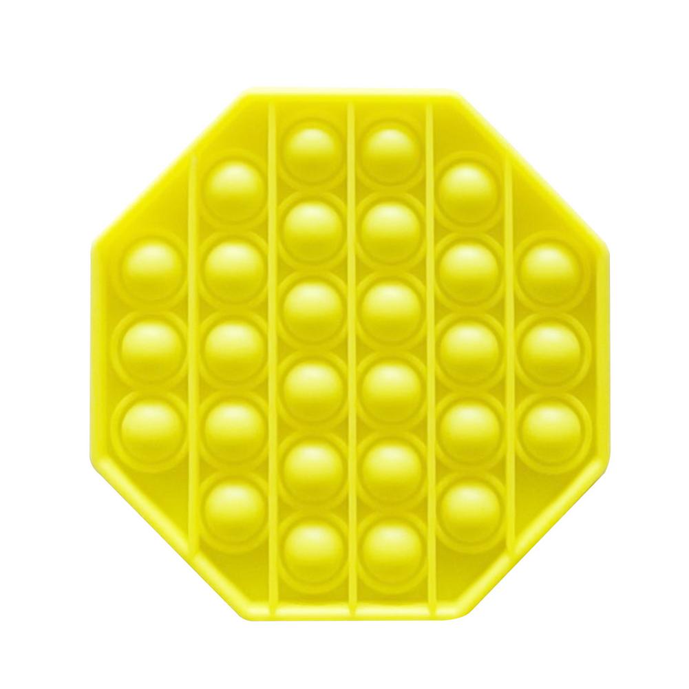 Push Pop Bubble Fidget Sensory Toy Autism Special Needs Stress Reliever Round Fidget Toy Soft Squeeze Toy: A