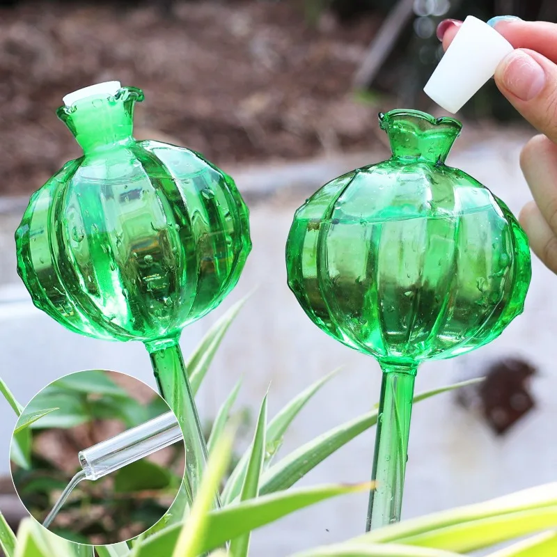 Automatische Drip Spike Irrigatiesysteem Glas Zelf Watering Apparaat Bloem Plant Auto Water Druppelaar Apparaat Tuinieren Watering Tool