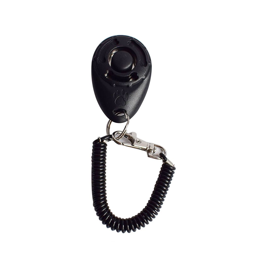 Transer Hond Tranining Supply Hond Huisdier Clicker Training Aid Polsband Smart Dog Training Huisdier Tool Met Polsband: black