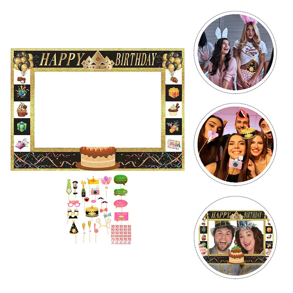 25 Pcs Photo Frame Stylish Photography Accessories Party Adornments