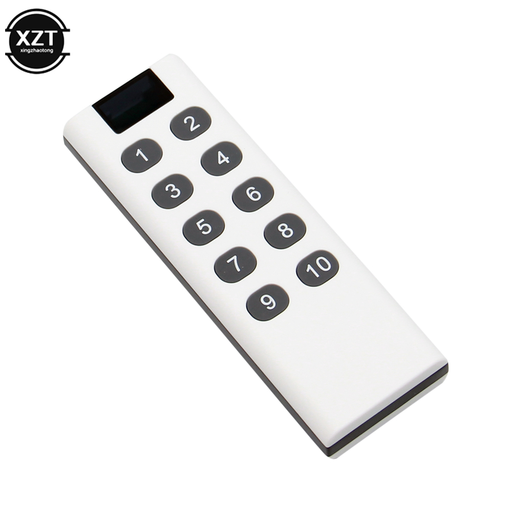 433MHz Wireless Learning Code Digital Remote Control Transmitter for 3/4/6/8/10 Channels Buttons Keyboard AK-7010TX