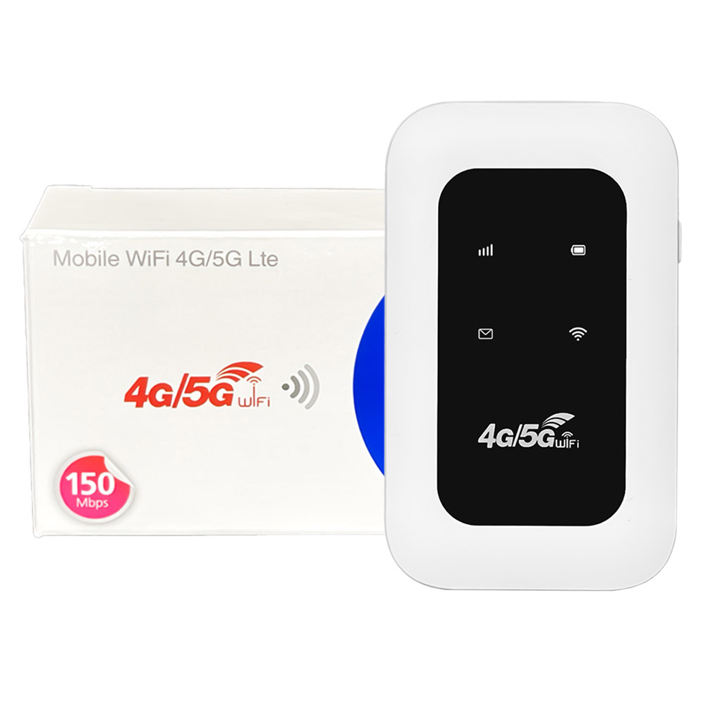 Router WiFi Mobilny 4G 150Mbps Router Bezprzewodowy 4G LTE Mini Hotspot Zewnętrzny 2100mAh Kieszonkowy Modem WiFi do Domu Biura: zielony / pakiet 1