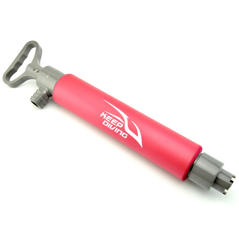 46 Cm Lange Manual Kajak Pomp Draagbare Eva Drijvende Hand Cabine Waterpomp Marine Pomp Kajak Emergency Rescue Tool Accessoires: Pink