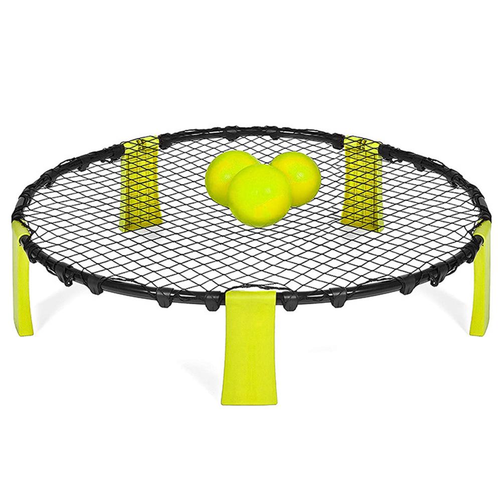 Mini Strand Volleyball Spitze Bälle Spiel einstellen Mit 3 Aufblasbare Bälle 1 Runde Ball Netz Außen Team Sport Rasen Fitness ausrügestochen: Ursprünglich Titel