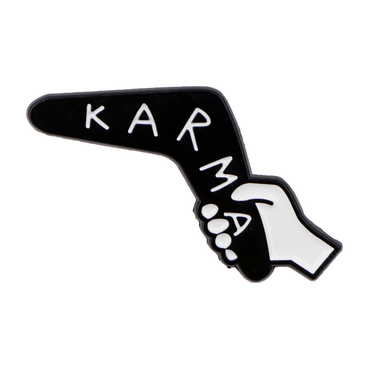 Karma – épingles à revers en émail pour sacs à dos, broches, Badges, accessoires pour vêtements, bijoux à la , de croyance religieuse: Default Title
