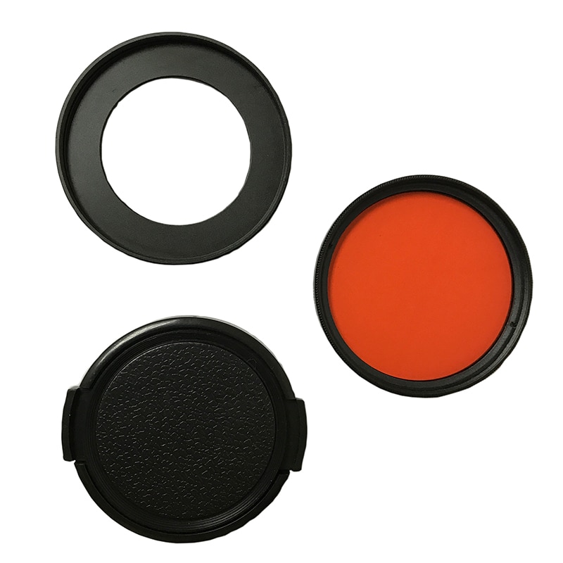 Tekcam for Eken Accessories Red Diving filter for Eken H9 H9R h9pro H9SE H9R SE H8PRO H8SE H8 H8R H3 H3R V8S Eken Accessories