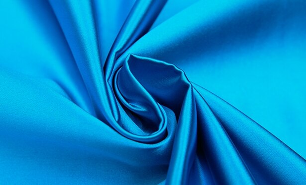 75cm Plain Satin Plain Fabric Brocade Fabrics Rayon Material for Sewing Needlework Material for DIY: Blue