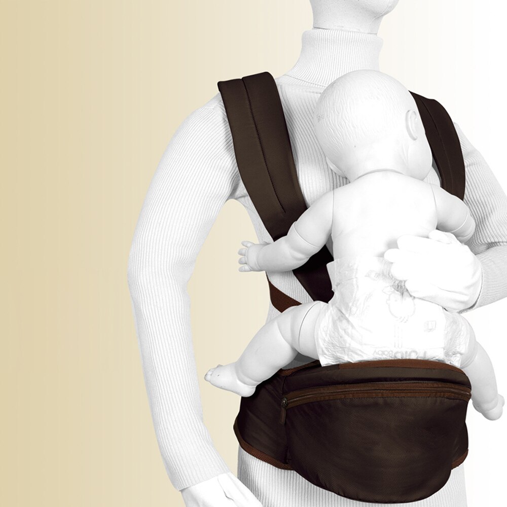 Bébé multi-fonctionnel transporteur taille tabouret ceinture hanche siège sac à dos stockage unique tabouret transporteur ergonomique infantile taille tabouret