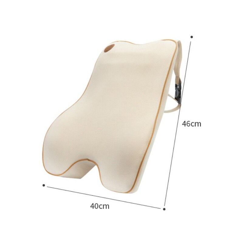 Vacuum compression Upgrade lumbar support cushion Spine Correct Memory Foam Cushion Massage Support Pad Car Pillows