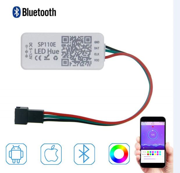 Matrix Led Pixel Module Licht 8*8 16*16 8*32 Pixels WS2812B WS2812 Digitale Flexibele Panel individueel Adresseerbare 5050 Rgb 5V: sp110e