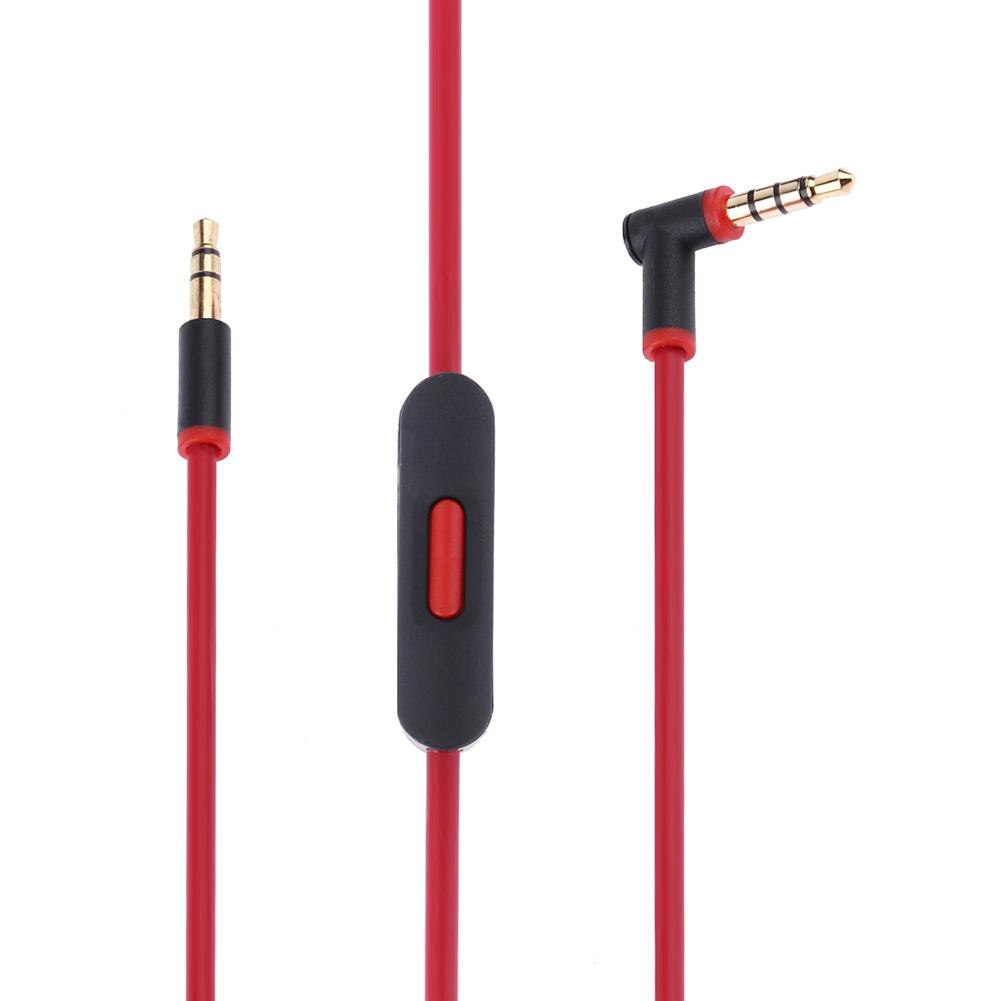 Vervanging 3.5Mm L Jack Audio Kabel Draad Koord Voor Beats Solo Hd Studio Pro Veel Compatibel Voor Beats Hoofdtelefoon: Red