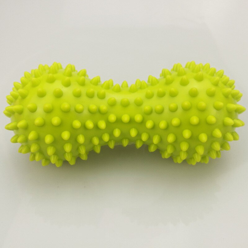 Pinda-vormige massage yoga fitnessbal pvc stressverlichtend lichaams- hand- en voetmassage-apparaat gezondheidszorghulpmiddelen: Beige