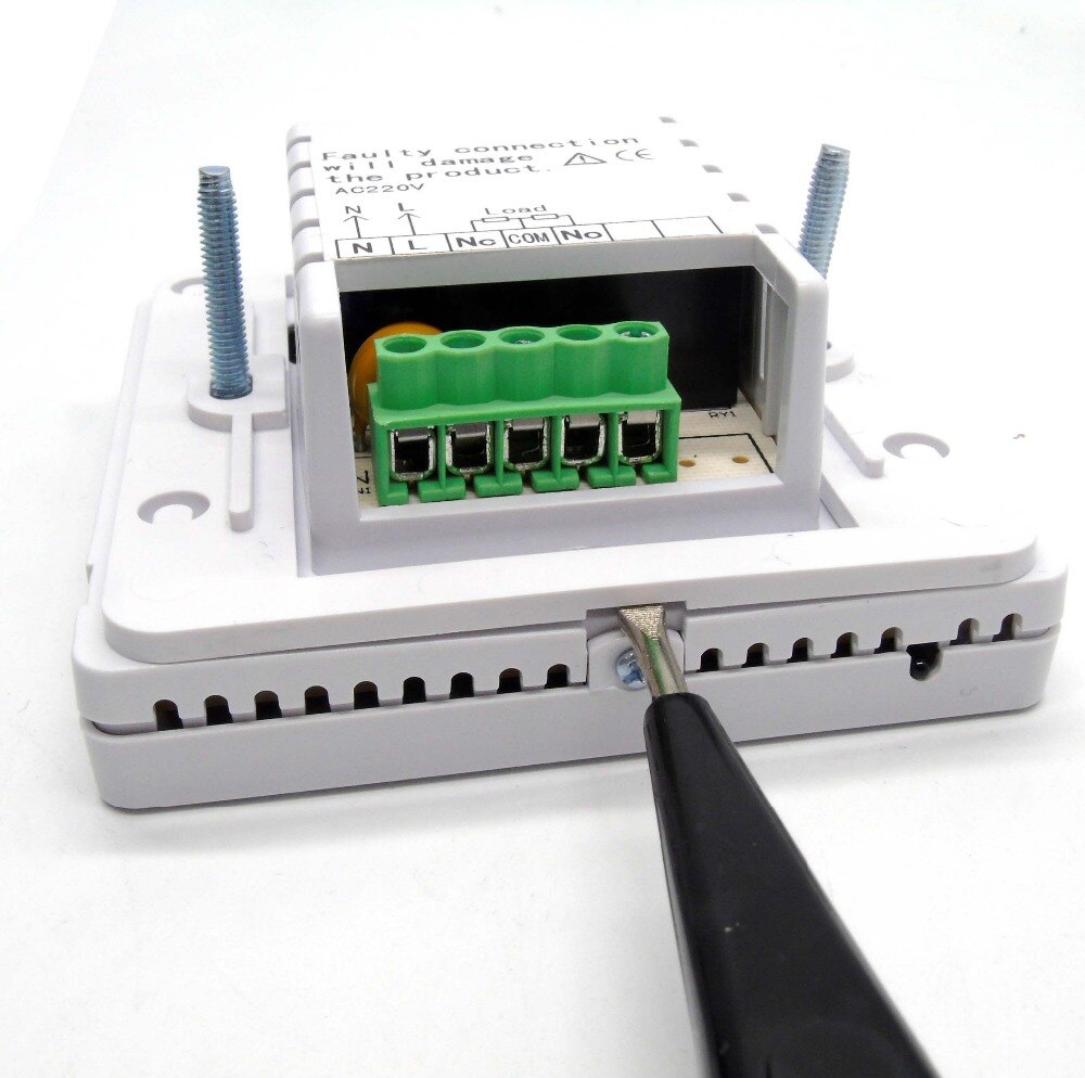 7 day programmable boiler thermostat with gas switch