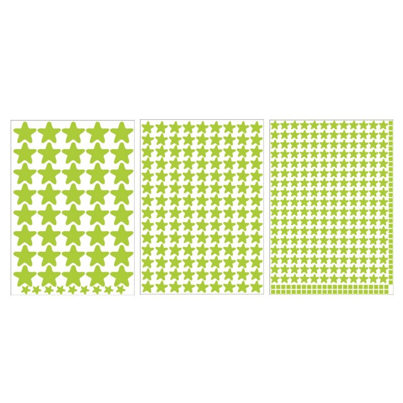 457 STUKS Lichtgevende Ster Stickers Glow In The Dark Zelfklevende Muurstickers Voor Slaapkamer Woonkamer Nursery Kids kamer: Default Title
