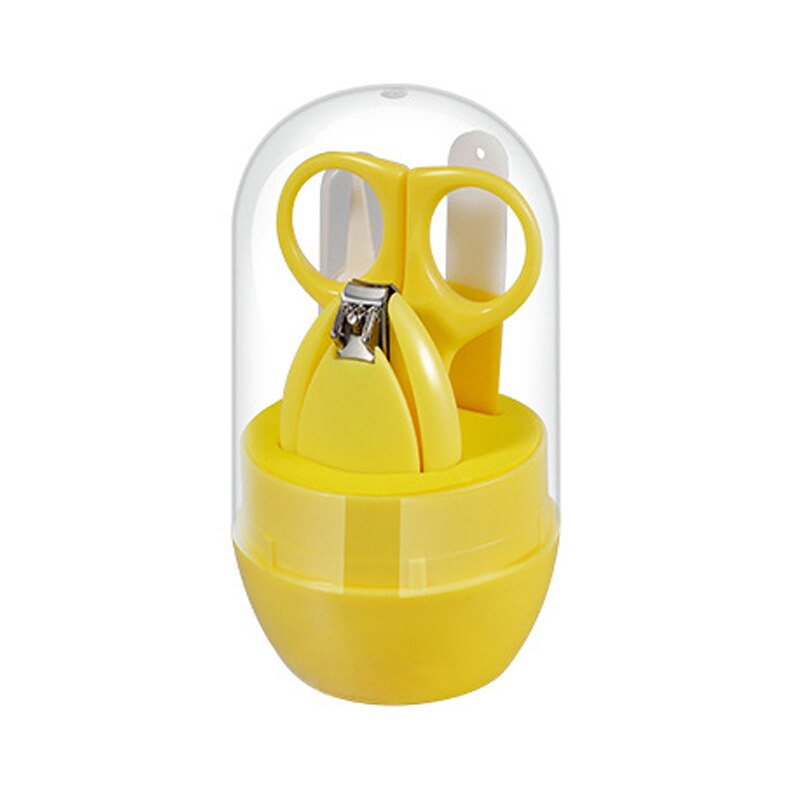 Bebê cuidados com as unhas clippers de quatro peças conjunto de segurança do bebê clippers para crianças crianças fácil de transportar arquivo de unhas conjunto de combinação: C