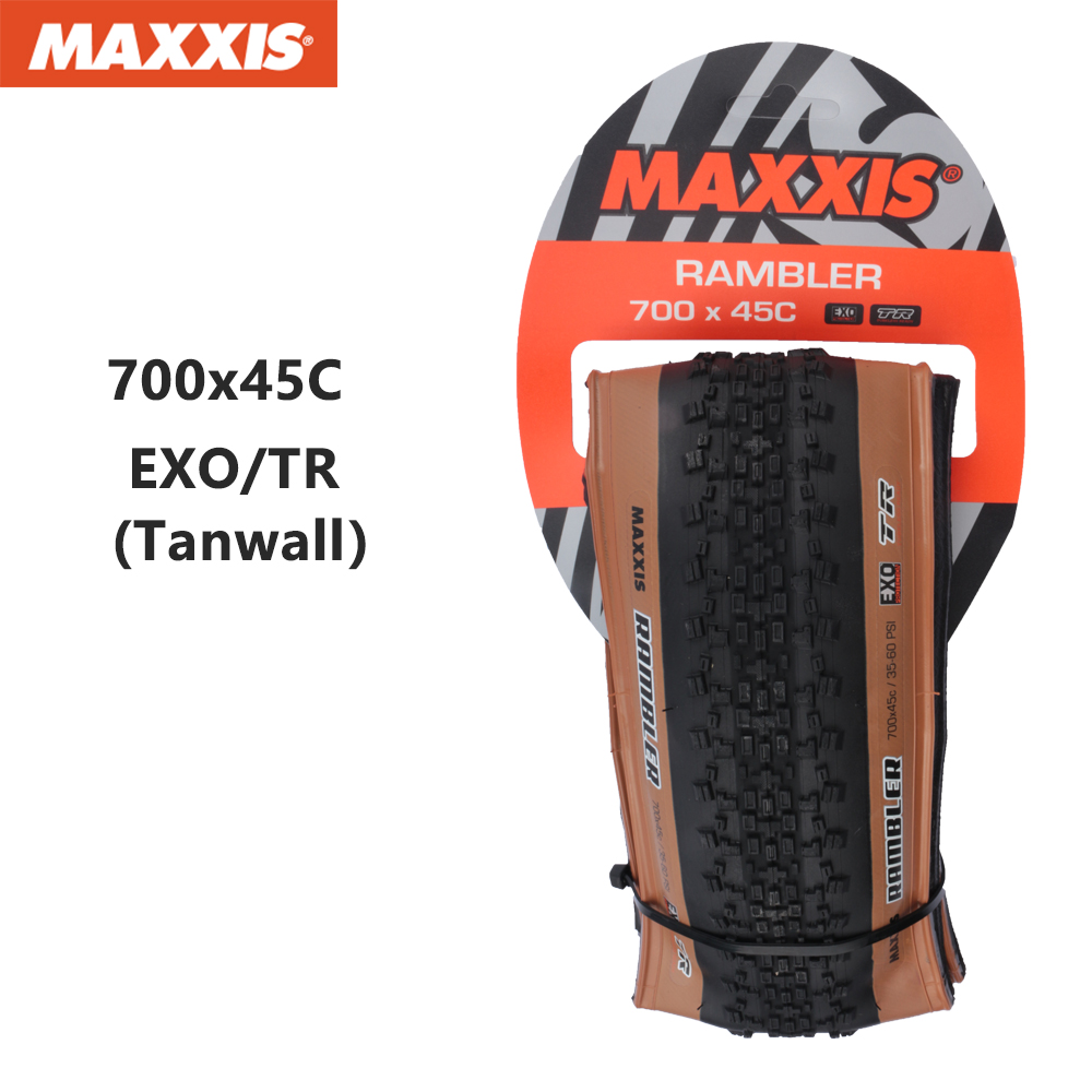 MAXXIS RAMBLER Grind Band 700x38/40C/45C 650x47B Fiets Opvouwbare Cyclo-cross Grind Buitenband Anti lek TUBELESS Fietsband: Chocolade