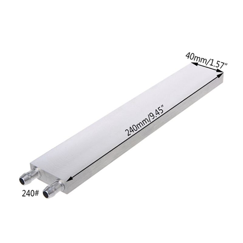 40*80mm Primary Aluminum Water Cooling Block Heat Sink System For PC Laptop CPU: 240