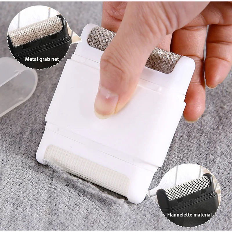 Mini rouleaux à peluches pour tapis, brosse d'épilation pour pull, manteau en laine, brosses pour vêtements, épilateur Portable en fourrure, outils de nettoyage, 1 pièce
