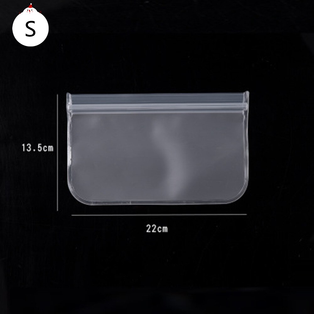 EVA sachet transparent de conservation | Sac transparent scellé pour fruits et légumes, sac de conservation des aliments écologiques, sac de stockage des aliments pour réfrigérateur, peut être réutilisé: S