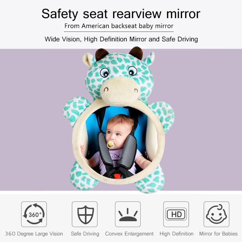 Veiligheid Auto Achterbank Achteruitkijkspiegel Leuke Verstelbare Baby Baby Kind View Rear Monitor Auto Accessoires Baby Care Creatieve