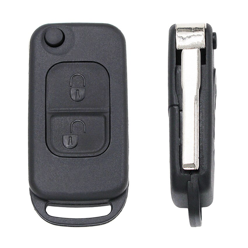 Bilnøkkel Skall til Mercedes Benz - Uskåret Blad HU39/HU64 - 7x3x2cm: 2b hu64