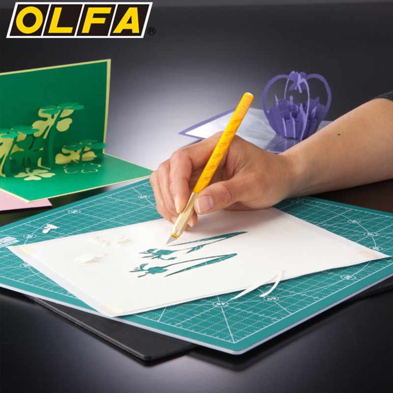 MADE IN JAPAN OLFA Standard art pen fixed blade knife AK-1 Included 25 Blades or 5 Blades